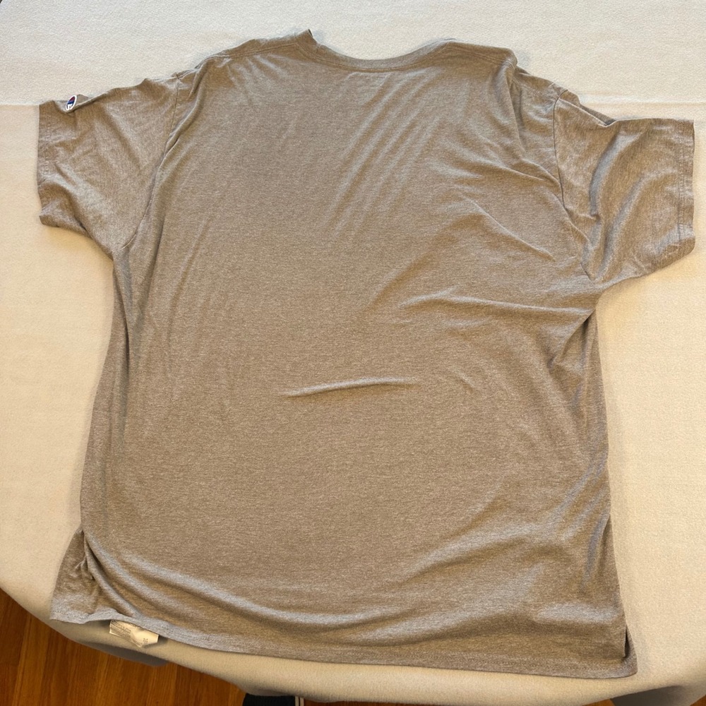 Champion T-Shirt Mens 2XL Brown Duke Blue Devils Basketball Graphic Tee TriBlend - Picture 6 of 9